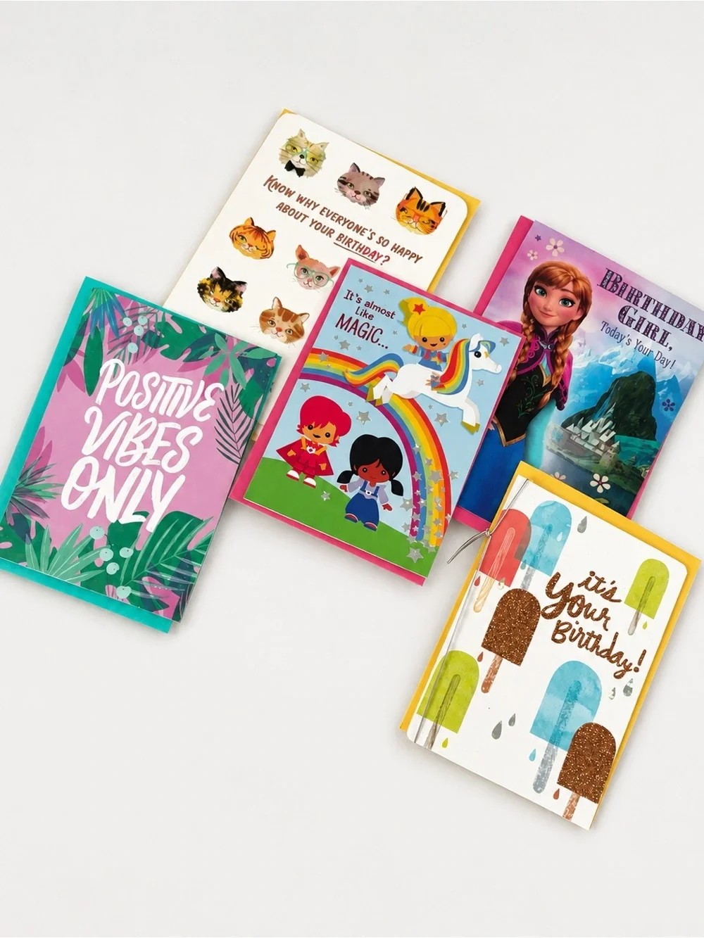 5 New Birthday Greeting Card Bundle